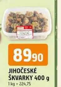 Trefa JIHOČESKÉ ŠKVARKY nabídka