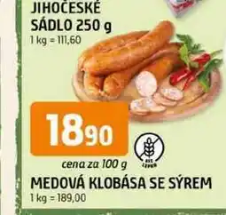 Trefa MEDOVÁ KLOBÁSA SE SÝREM nabídka