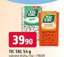 Trefa TIC TAC 54 g vybrané druhy nabídka