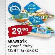 Trefa RANKO AKAWI SÝR vybrané druhy nabídka