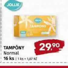 Trefa JOLLIE TAMPÓNY Normal 16 ks nabídka