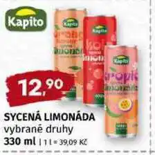 Trefa Kapito SYCENÁ LIMONÁDA vybrané druhy nabídka