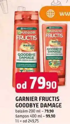 Trefa GARNIER FRUCTIS GOODBYE DAMAGE balzám nabídka