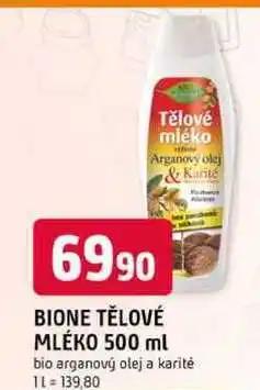 Trefa BIONE TĚLOVÉ MLÉKO nabídka