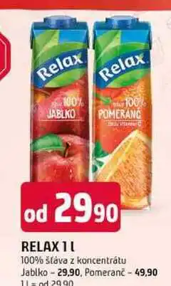 Trefa RELAX 1l 100% šťáva z koncentrátu nabídka