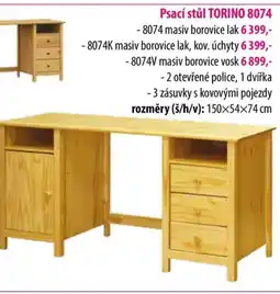 IDEA nábytek Psací stůl torino 8074 nabídka