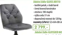 IDEA nábytek Glossier jídelní židle 80510 nabídka