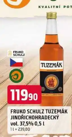 Trefa SCHULZ TUZEMÁK JINDŘICHOHRADECKÝ vol. 37,5% nabídka