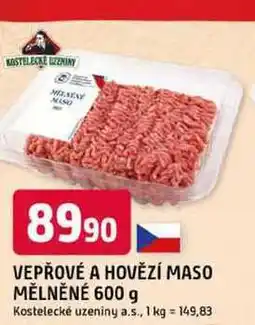 Trefa VEPŘOVÉ A HOVĚZÍ MASO MĚLNĚNÉ nabídka