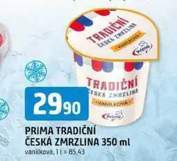 Trefa PRIMA TRADIČNÍ ČESKÁ ZMRZLINA 350 ml vanilková nabídka