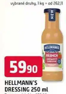 Trefa HELLMANN'S FRENCH DRESSING nabídka