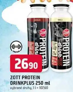 Trefa ZOTT PROTEIN DRINKPLUS nabídka