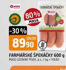 Trefa FARMÁŘSKÉ ŠPEKÁČKY nabídka