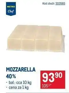 Mozzarella 40 %