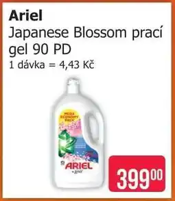Teta Ariel Japanese Blossom prací gel 90 PD nabídka