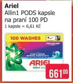 Teta Ariel Allin1 PODS kapsle na praní 100 PD nabídka