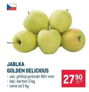 Jablka Golden Delicious
