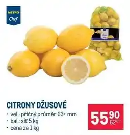 Makro Citrony džusové nabídka