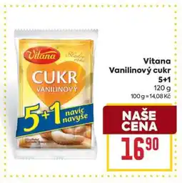 Billa Vitana Vanilinový cukr 5+1 nabídka