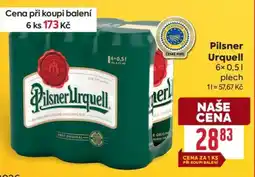 Billa Pilsner Urquell nabídka