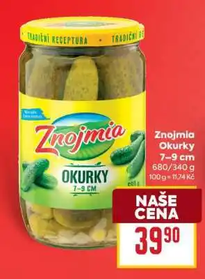 Billa Znojmia Okurky 7–9 cm nabídka