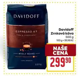 Billa Davidoff zrnková káva nabídka