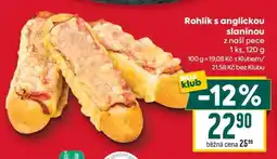Billa Rohlík s anglickou slaninou nabídka