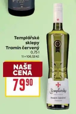 Billa Templářské sklepy Tramín červený nabídka