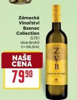 Billa Zámecké vinařství Bzenec Collection nabídka