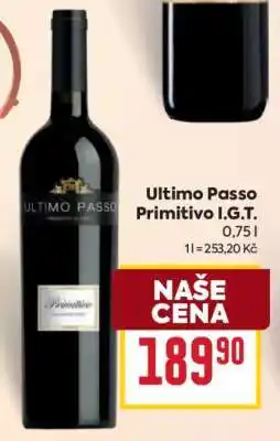 Billa Ultimo Passo Primitivo I.G.T nabídka