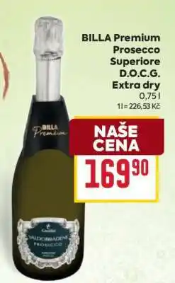 Billa BILLA Premium Prosecco Superiore D.O.C.G. Extra dry nabídka