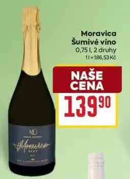 Billa Moravica Šumivé víno nabídka