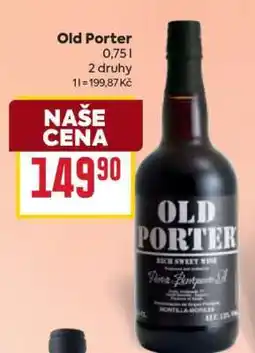 Billa Old Porter nabídka