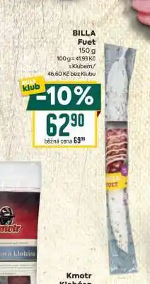 Billa BILLA Fuet nabídka