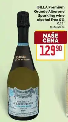 Billa BILLA Premium Grande Alberone Sparkling wine alcohol free 0% nabídka