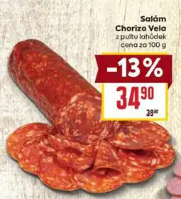 Billa Salám Chorizo Vela nabídka