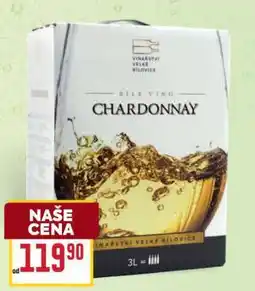Billa Chardonnay nabídka