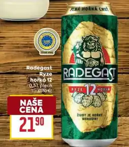 Billa Radegast Ryze Hořká 12 nabídka
