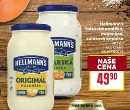 Billa HELLMANN'S Tatarská omáčka/Majonéza/Salátová omáčka nabídka