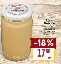 Billa Pikant Hořčice nabídka