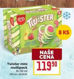 Billa Twister mini multipack nabídka