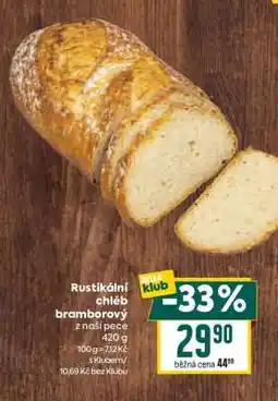 Billa Rustikální chléb bramborový nabídka