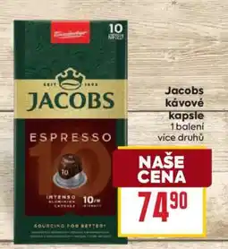 Billa Jacobs kávové kapsle nabídka