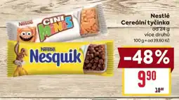 Billa Nestlé Cereální tyčinka nabídka