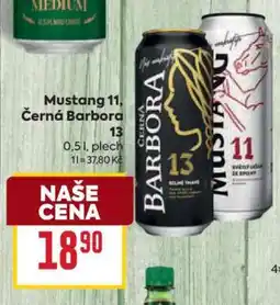 Billa Mustang 11, Černá Barbora 13 nabídka