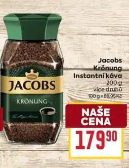 Billa Jacobs Krönung Instantní káva nabídka