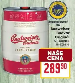 Billa Budweiser Budvar original nabídka