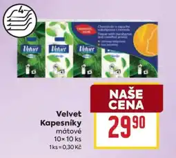 Billa Velvet Kapesníky mátové nabídka