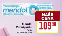Billa Meridol nabídka