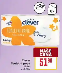 Billa Clever Toaletní papír nabídka